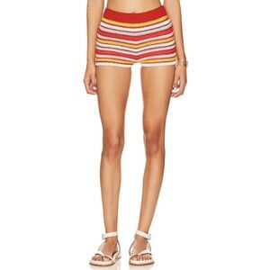 MYBEACHYSIDE Striped Crochet Shirts - Size L - NWT